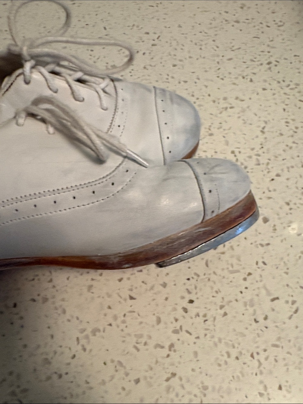 Bloch White J. Sams Tap Shoes - Picture 7 of 10